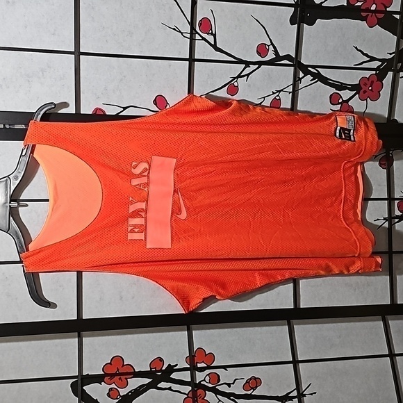 Nike‎ Reversible Orange Mesh Tank Jersey Top NWT XXL - Picture 1 of 11